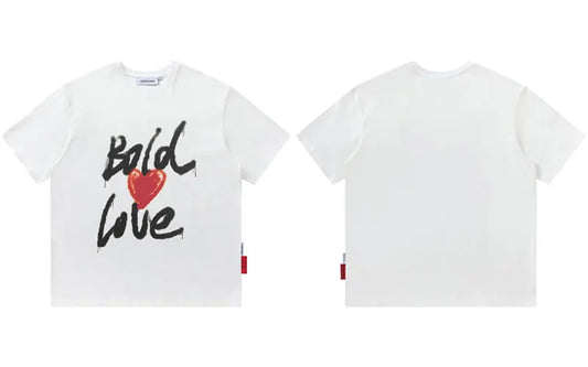 GONTHWID Love Graphic Print Short Sleeve T-Shirt