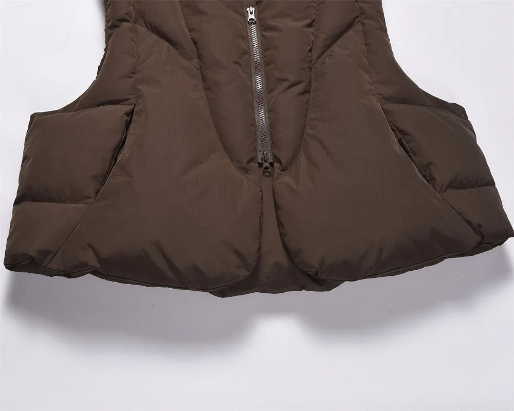 MADE EXTREME V Neck Cotton-padded Jacket