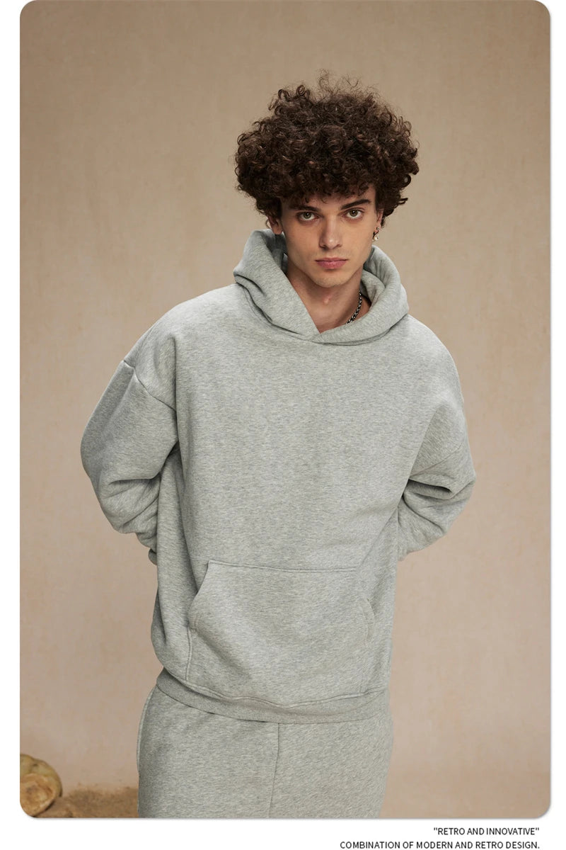 ZODF Fleece Basic Oversized 400gsm Pullovers HY0929