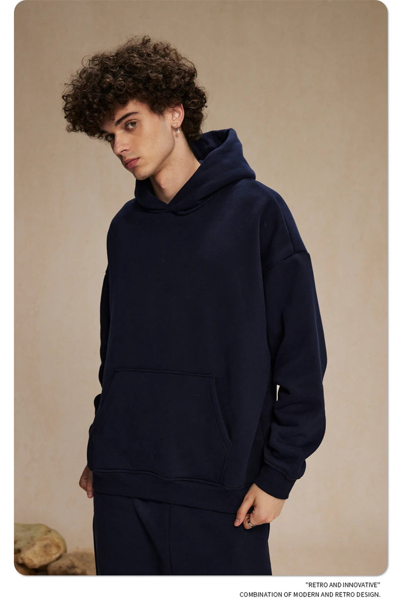 ZODF Fleece Basic Oversized 400gsm Pullovers HY0929