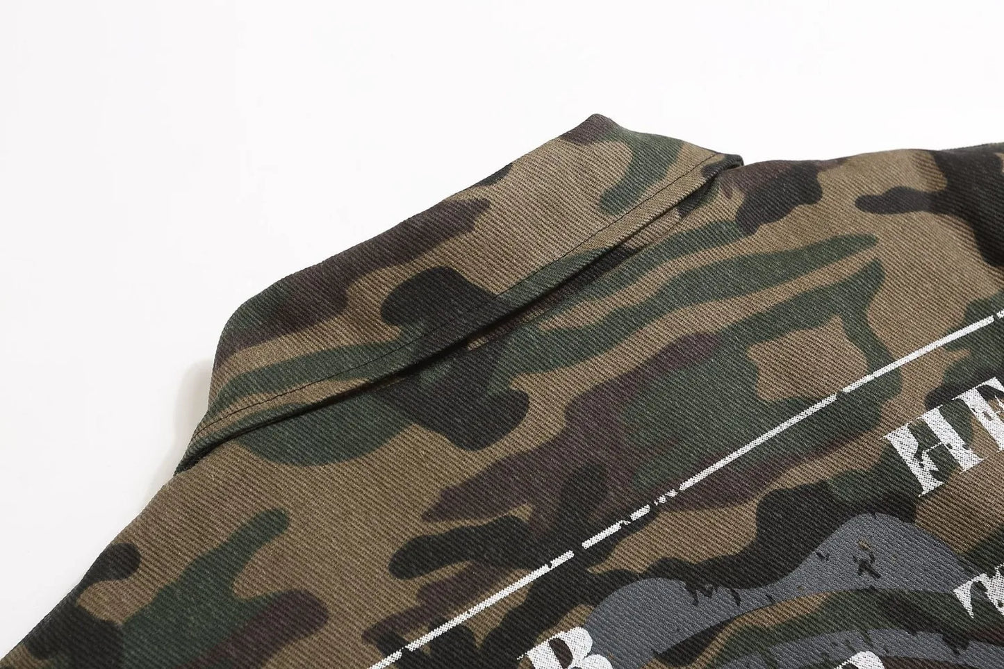 UNCLEDONJM Vintage Camouflage Detroit Jacket