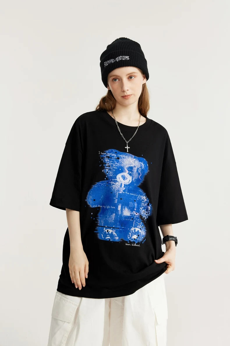 INFLATION Science Fiction Style Oversized Tshirt