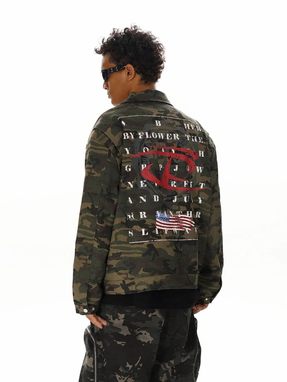 UNCLEDONJM Vintage Camouflage Detroit Jacket