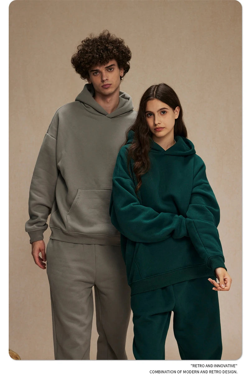 ZODF Fleece Basic Oversized 400gsm Pullovers HY0929