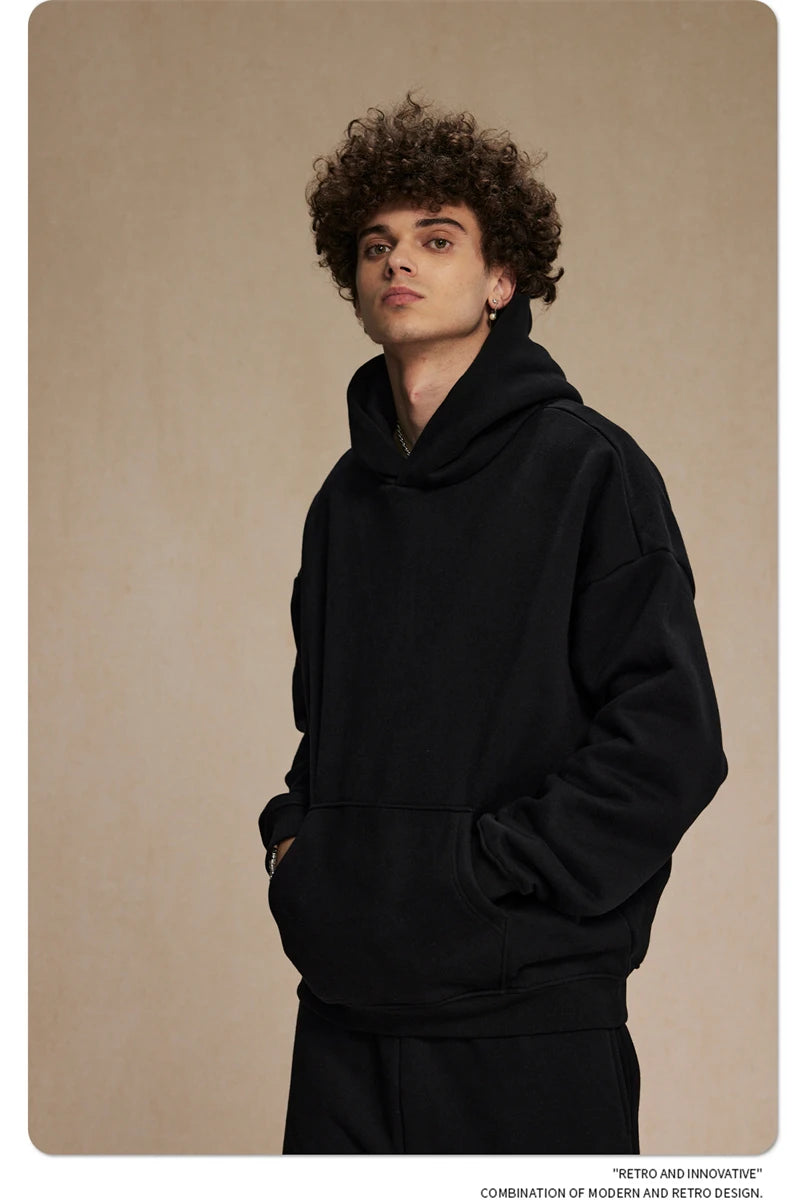 ZODF Fleece Basic Oversized 400gsm Pullovers HY0929