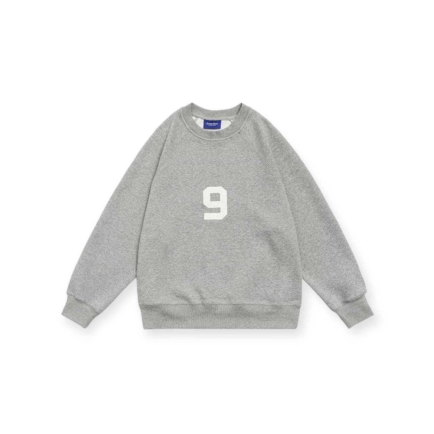 Basic Plan Number 9 Embroid Oversize Sweatshirt
