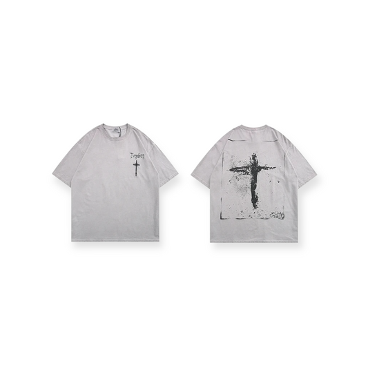 Tiny Spark Cross Printed T-Shirt